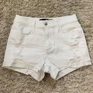 Hollister white jean shorts with NO stains!